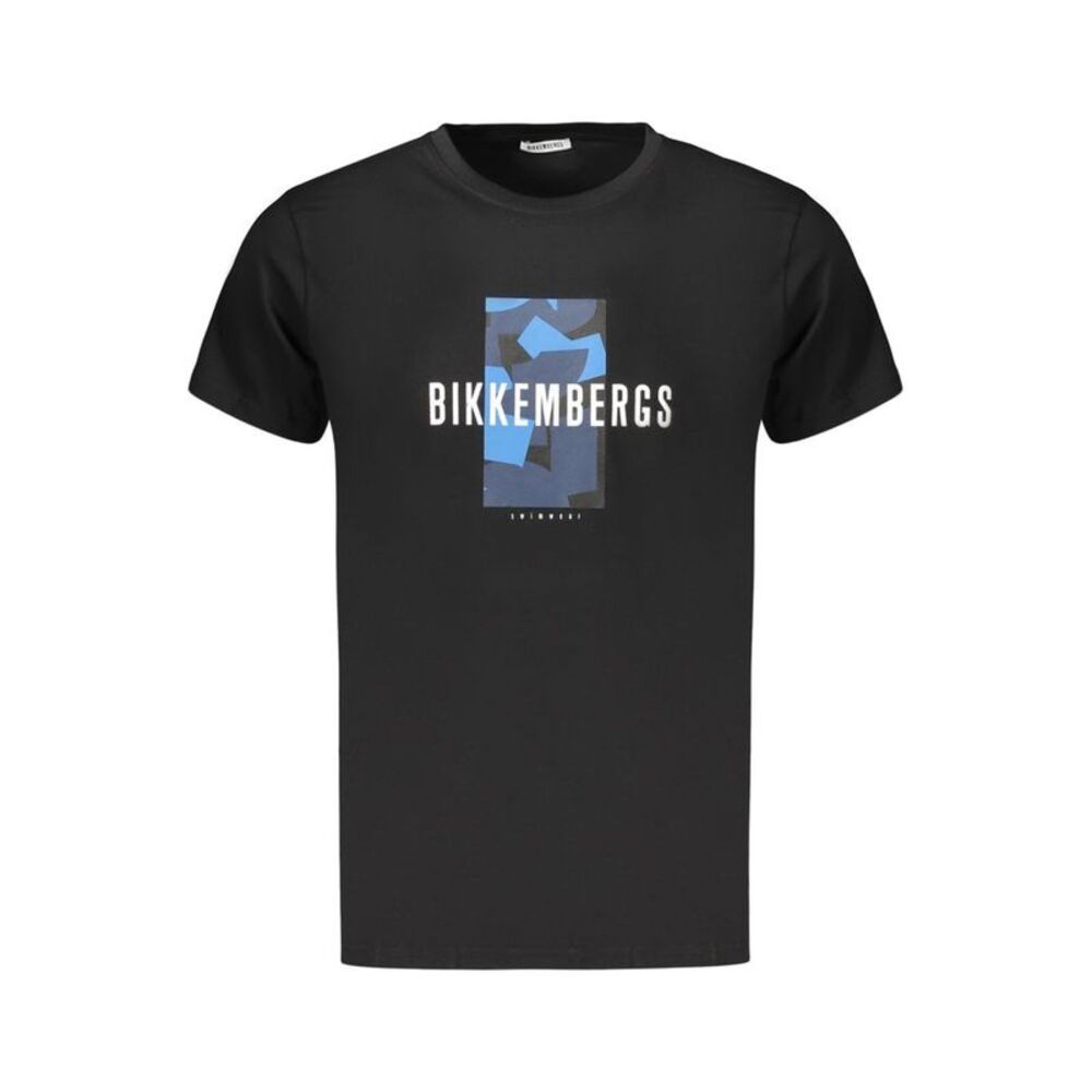 Bikkembergs Black Cotton Men Men's T-Shirt